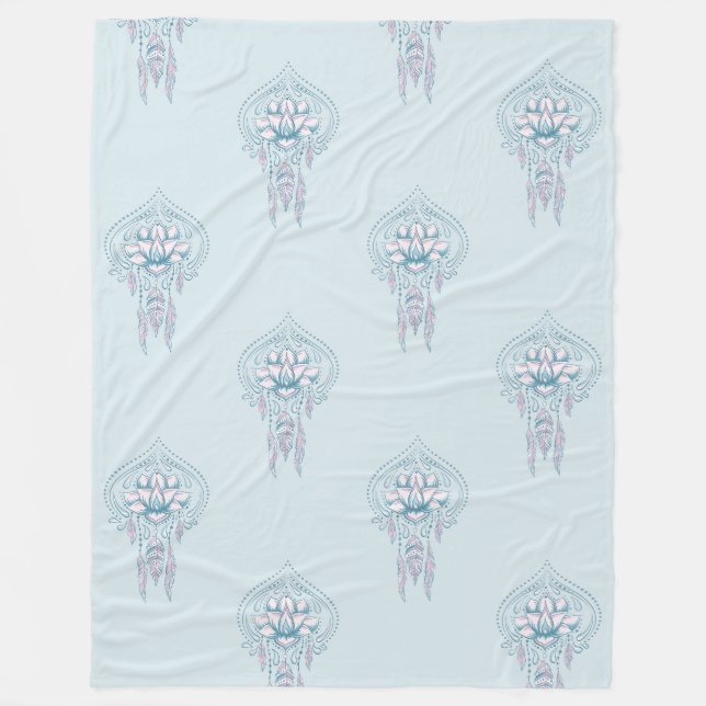 Außergewöhnliches spirituelles Symbol Muster 1 Fleecedecke (Vorderseite)