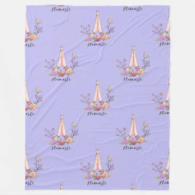 Außergewöhnliches spirituelles Symbol Muster 4 Fleecedecke (Vorderseite)