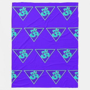 Außergewöhnliches spirituelles Symbol Muster 8 Fleecedecke