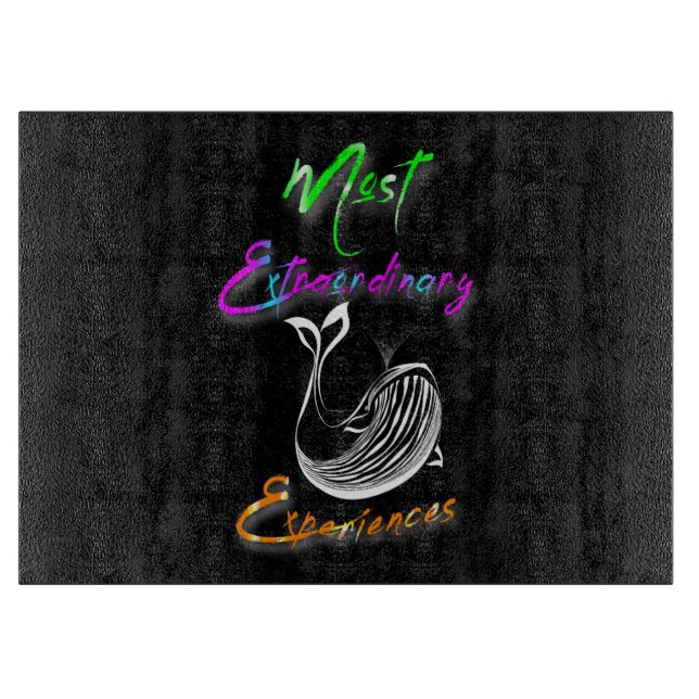 Außergewöhnlichste Erfahrungen Schneidebrett (Vorderseite)