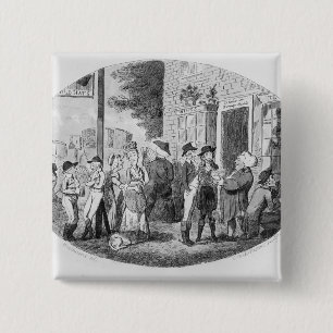 Außerhalb der alten Hut-Taverne Button