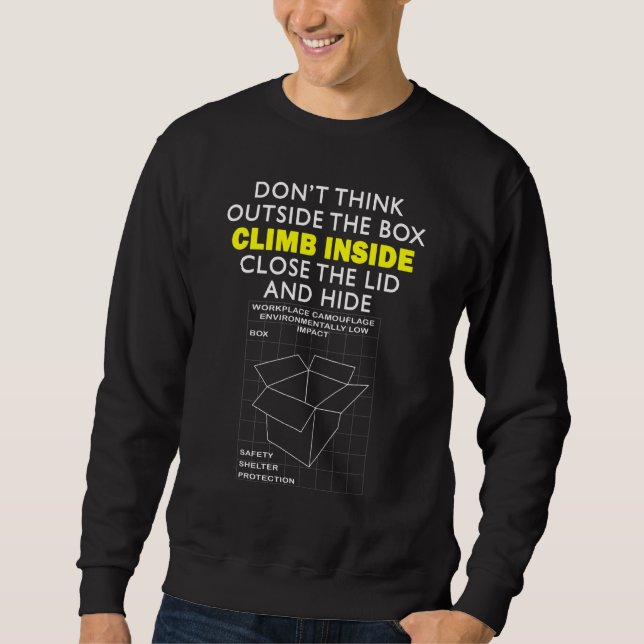 Außerhalb der Box Sweatshirt (Vorderseite)