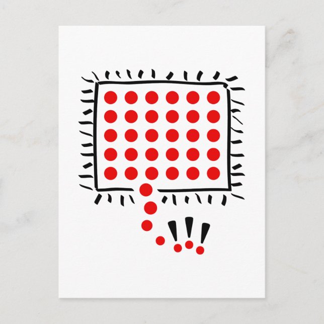 Außerhalb der Postkarte (Vorderseite)