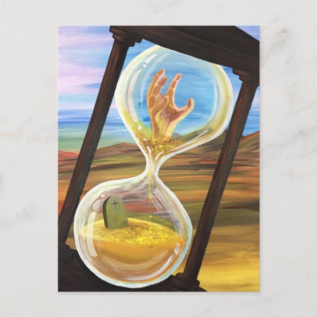 außerhalb der Zeit Postkarte (Vorderseite)