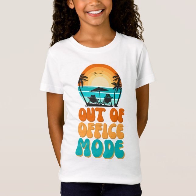 Außerhalb des Büros Modus T-Shirt (Vorderseite)