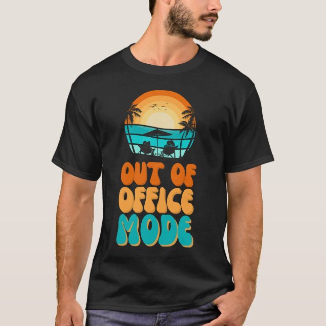 Außerhalb des Büros Modus T-Shirt (Vorderseite)