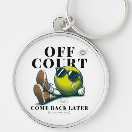 Außerhalb des Courts Schlüsselanhänger