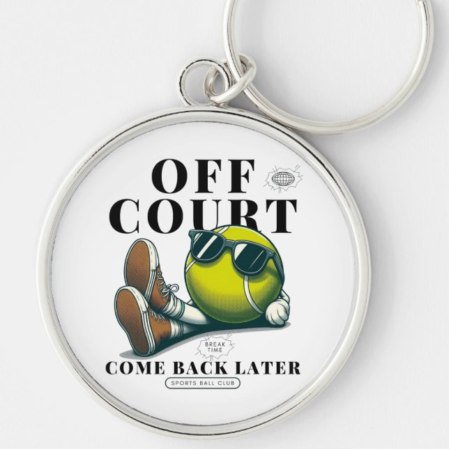 Außerhalb des Courts Schlüsselanhänger (Vorne)
