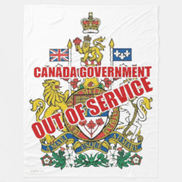 AUSSERHALB DES DIENSTES FLEECEDECKE