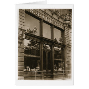Außerhalb des Faberge Shops, St. Petersburg, Ohr