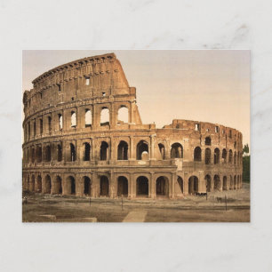 Außerhalb des Kolosseums, Rom, Italien klassisches Postkarte
