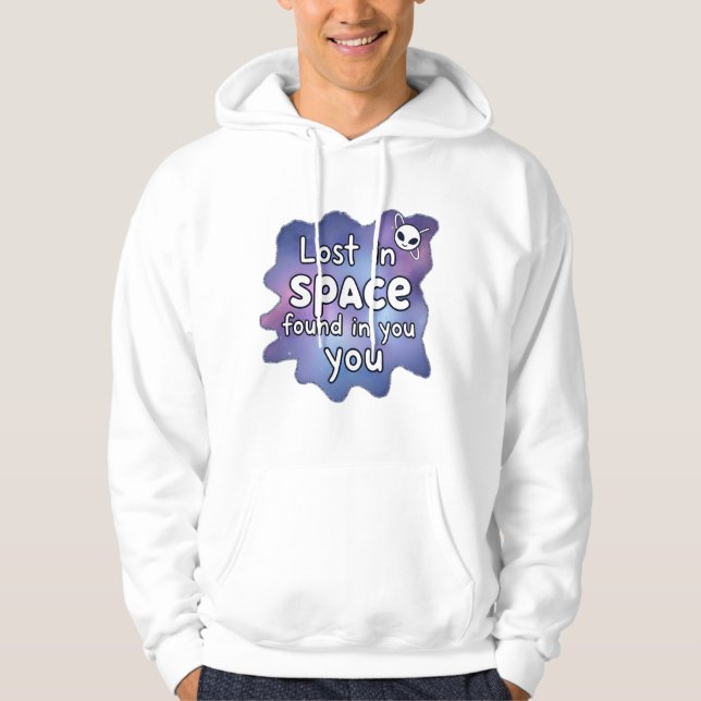 Außerhalb des Weltraums Hoodie (Vorderseite)