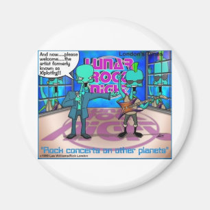 Außerhalb des Weltraums Rock Bands Funny Gifts & T Magnet