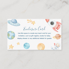 Außerhalb dieses Weltraums Begleitkarte