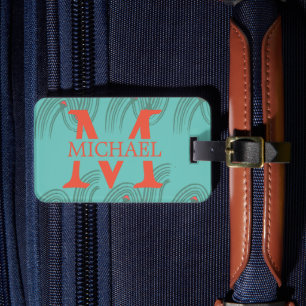 Außerhalb Reisende mit Monogramm anpassen Gepäckanhänger