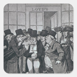 Außerhalb von Lloyds Quadratischer Aufkleber