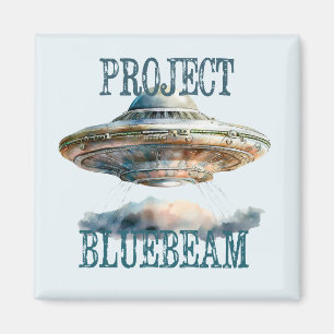 Ausserirdische Begegnungs-Verschwörung UFO-Magnet Magnet
