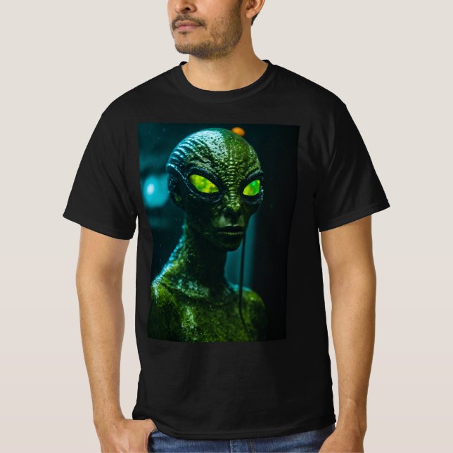 Außerirdische Camouflage: Halloween in Human Di T-Shirt (Vorderseite)