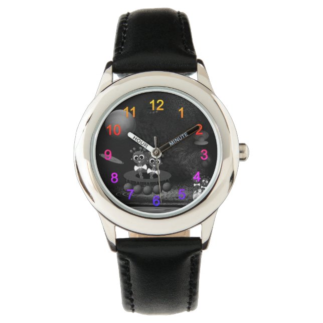 Außerirdische im Ufo Armbanduhr (Vorderseite)