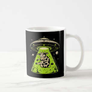 Außerirdische Kuh Entführung Weirdcore Surreal Kaffeetasse