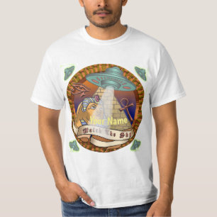 Außerirdische Raumschiff-Pyramiden T-Shirt
