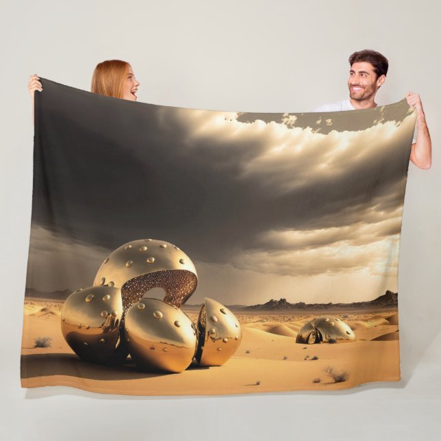 Außerirdische Relikte in der Wüste Fleecedecke (Beispiel)