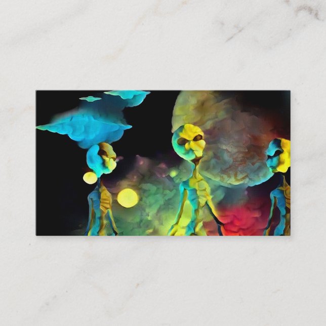 Außerirdische Visitenkarte (Vorderseite)