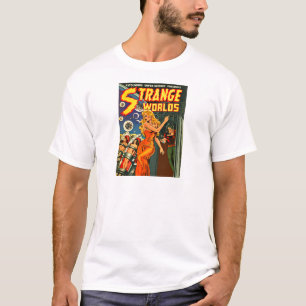 Außerirdische Welt schöne Weltraumfrau T-Shirt