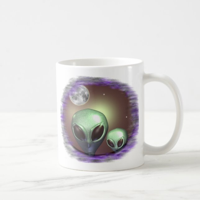 Außerirdischen grau kaffeetasse (Rechts)