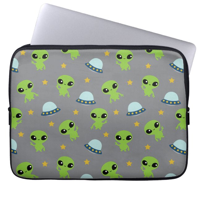 Außerirdischen Laptop Sleeve (Vorderseite)