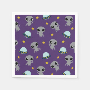 Außerirdischen Napkins Serviette