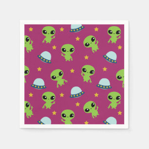 Außerirdischen Napkins Serviette