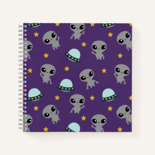 Außerirdischen-Notebook Notizbuch