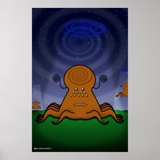 AUSSERIRDISCHEN! Poster (Vorne)