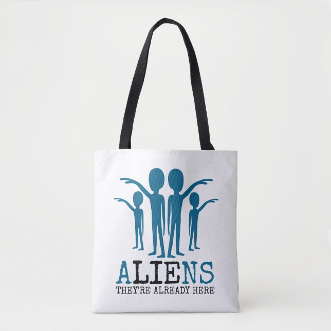 Außerirdischen, sie sind schon hier tasche (Vorderseite)