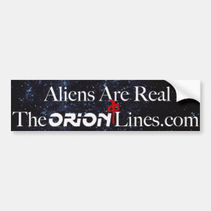 Außerirdischen sind echt theorionlines.com autoaufkleber