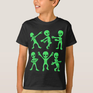 Außerirdischen tanzen Challenge Boys Girls Hallowe T-Shirt