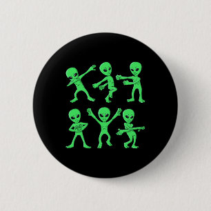 Außerirdischen tanzen Challenge Boys Girls Kinder  Button