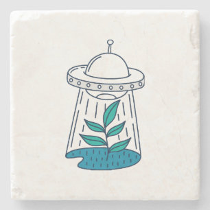 AUSSERIRDISCHEN UFO STEINUNTERSETZER