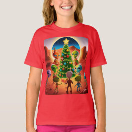 Außerirdischen zum Feiertag T-Shirt