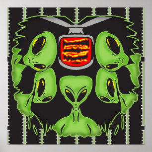 Außerirdischen zum Schutz Ihres Körpers Poster
