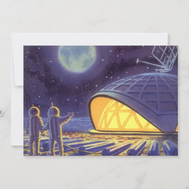 Außerirdischen zur Vintagen Science Fiction auf de (Vorderseite)