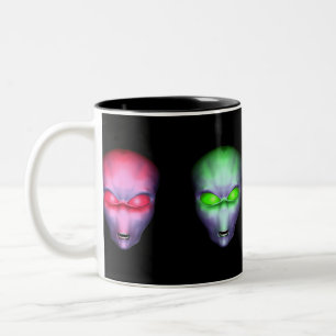Außerirdischen Zweifarbige Tasse