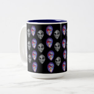 Außerirdischen Zweifarbige Tasse