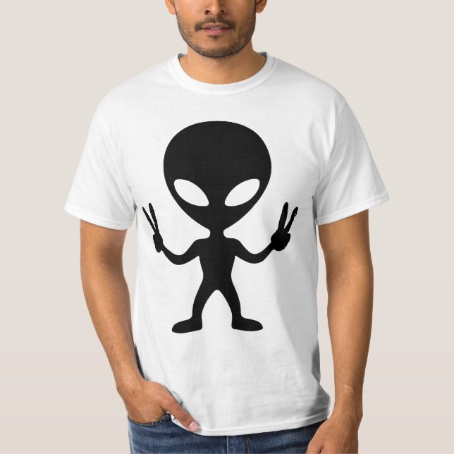 außerirdischer Frieden T-Shirt (Vorderseite)