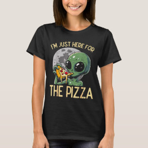 Außerirdischer Ich bin nur hier für Zza Lustiger L T-Shirt