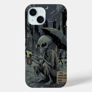 Außerirdischer im Regen Case-Mate iPhone Hülle