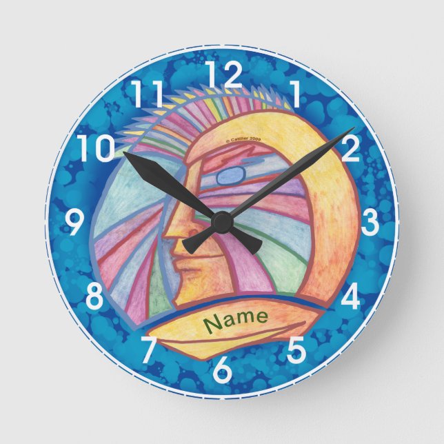 Außerirdischer Raumfahrer Uhr (Vorderseite)