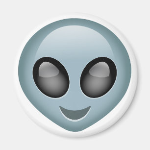 Außerirdisches alien Emoji Magnet