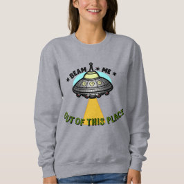 Außerirdisches Schiff Beam Damen Basic Sweatshirt